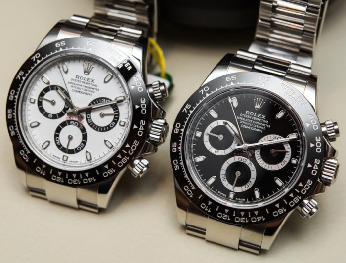 chi tiết bề mặt đồng hồ Rolex thật
