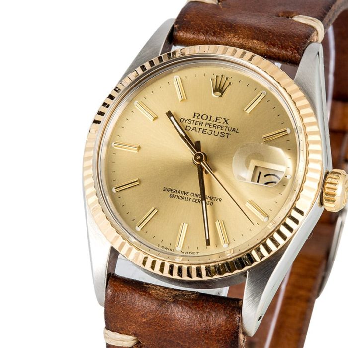 Đồng hồ dây da nữ cao cấp Rolex 5 số đã biến mất?