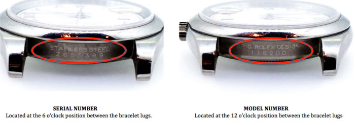 serial đồng hồ Rolex 5 số