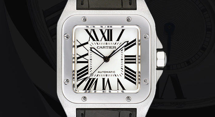đồng hồ cơ mặt vuông Cartier