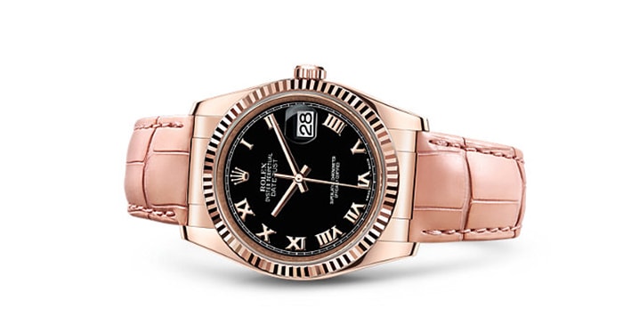 mẫu đồng hồ Rolex nữ dây da