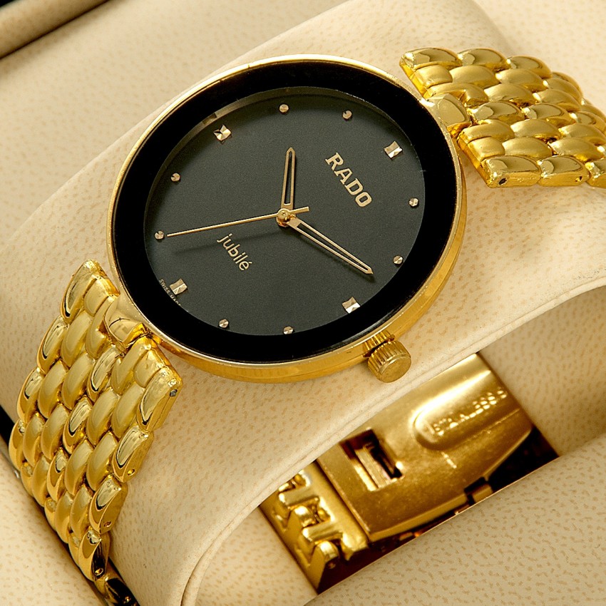 Đồng hồ Rado nữ dây đá mạ vàng