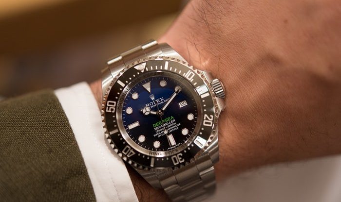 Đồng hồ Rolex mặt xanh Deepsea D-blue nam