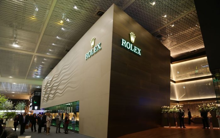 Gian hàng Rolex tại Basel World