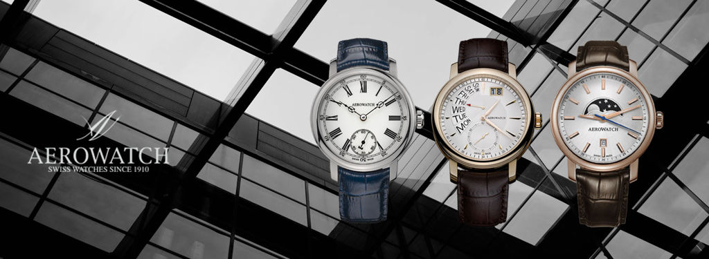 đồng hồ nam hàng hiệu aerowatch