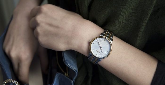 Đồng hồ nữ bạc thiết kế sang trọng dòng Wenger