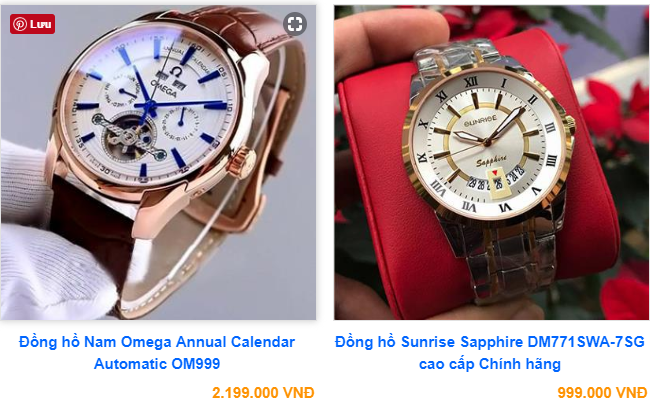 đồng hồ fake